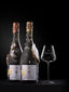 MARE SANTO ROSE & CUVEE PRESTIGE & SET OF 6 SPARKLING WINE GLASSES
